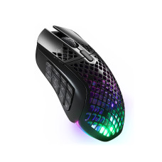 SteelSeries Aerox 9 Wireless – Ultra-Lightweight Wireless Gaming Mouse – 18000 CPI – TrueMove Air Optical Sensor - Water Resistant– 180 Hour Battery – 18 Programmable Buttons